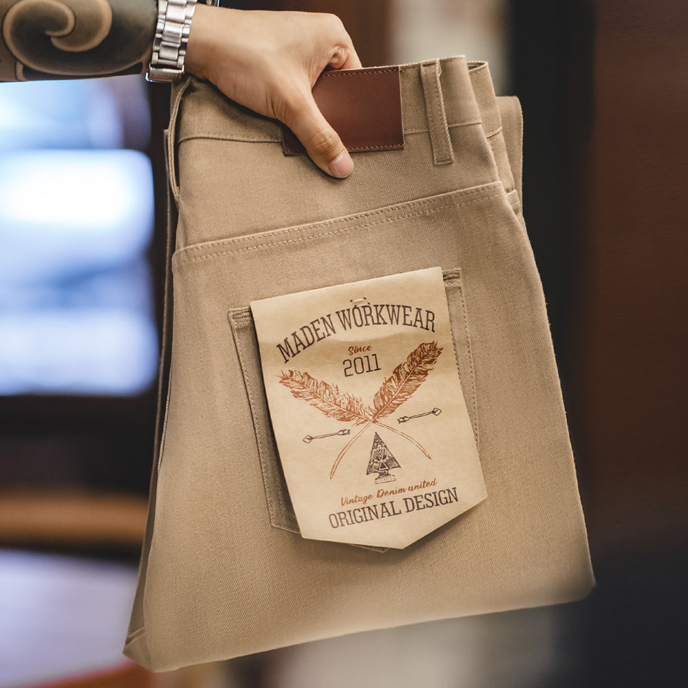 Stylish Men's Chino Pants in Brown – Casual Fit &amp; Versatile Design