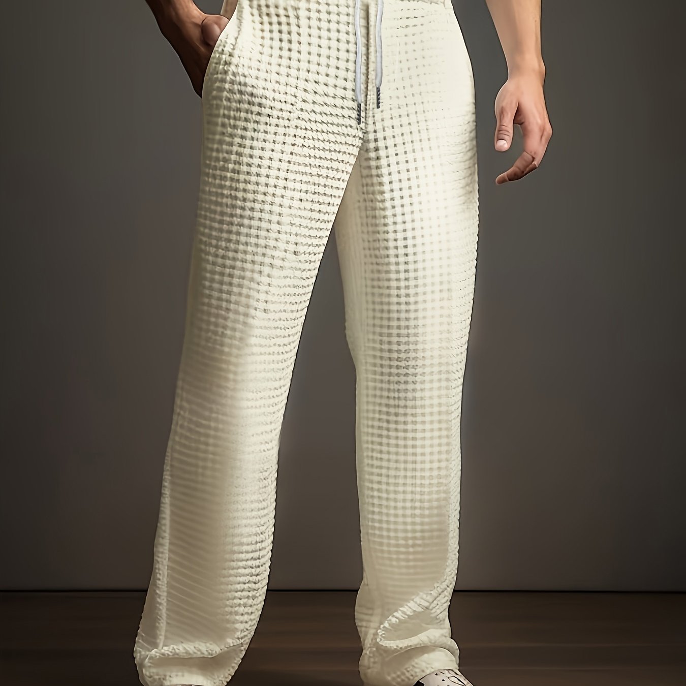 Comfortable Men's Trousers with a Casual Fit and Durable Material