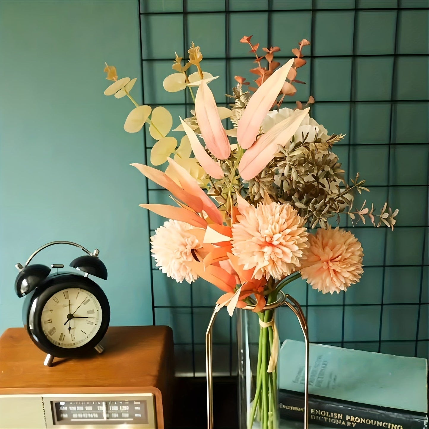 Elegant Silk Flower Set of 44cm – Artificial Flower Arrangements