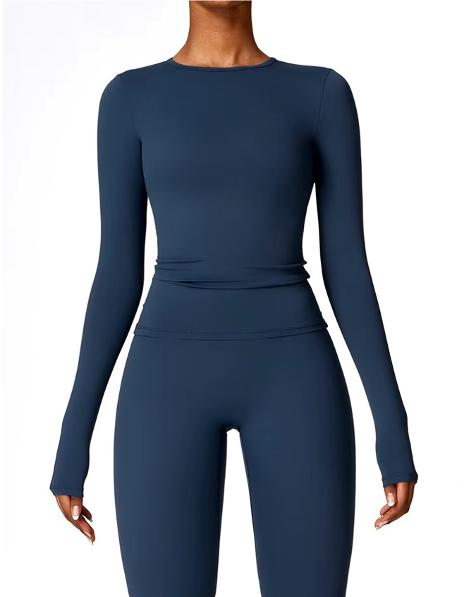 Women's Sporty 2-Piece Set with Stretch and Quick-Drying Material 