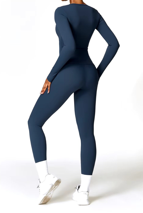 Women's Sporty 2-Piece Set with Stretch and Quick-Drying Material 