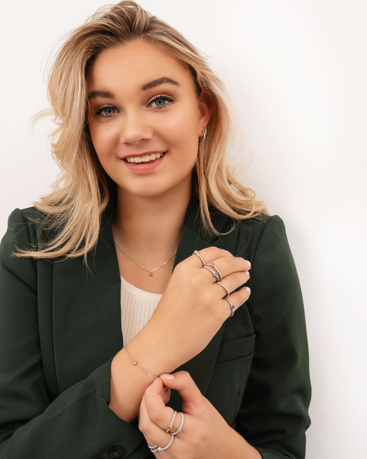 Birthstone Bracelet – Gold or Silver