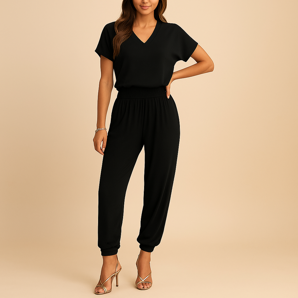 Women's floral print set – top and pants