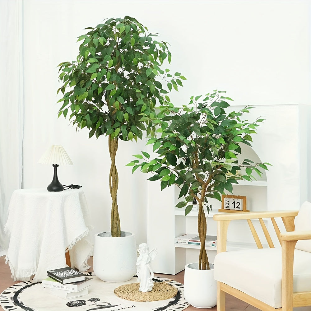 Silky Artificial Ficus Tree – Realistic and Maintenance-Free (120–210 cm)