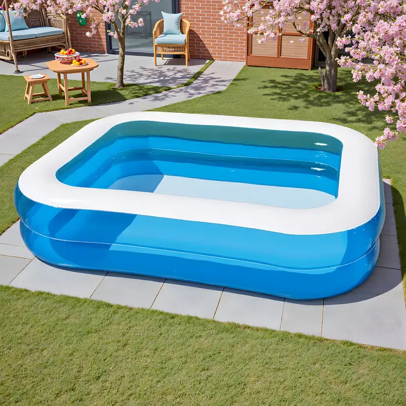 Inflatable Swimming Pool for 4 People – Made of Durable PVC Material