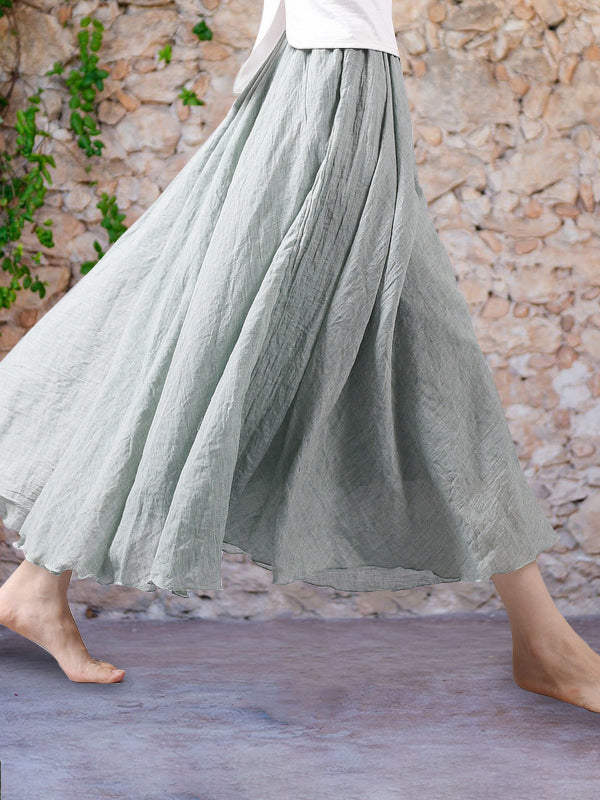 Summer Linen Skirt – Airy Comfort &amp; Flattering Fit 