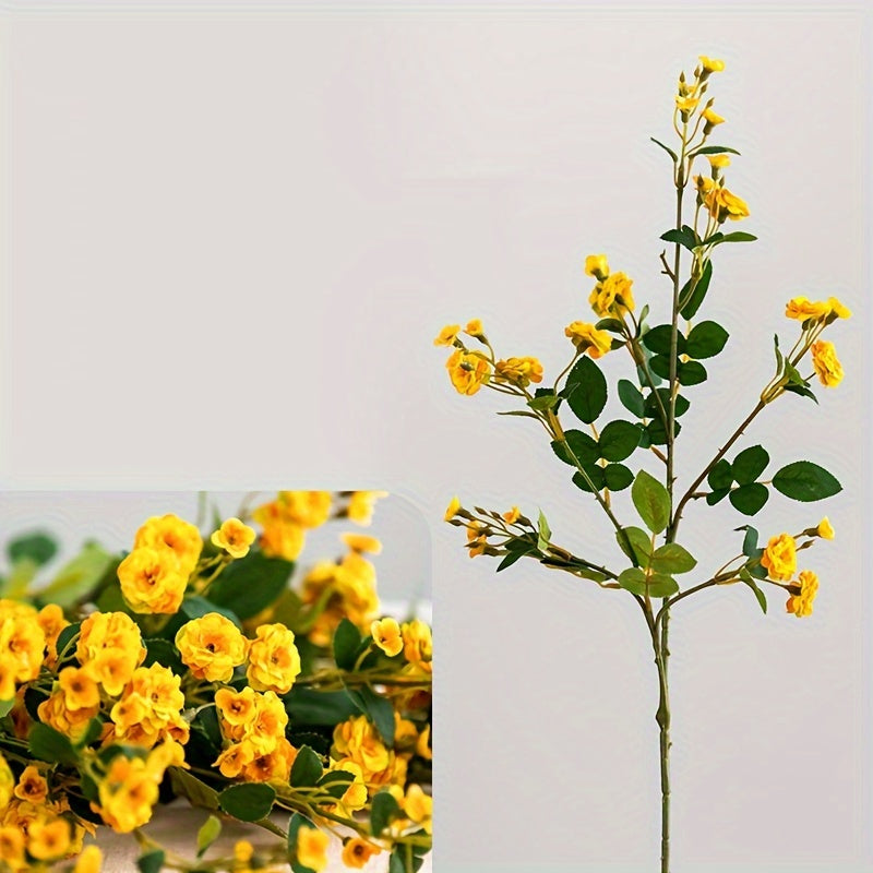 Set of 16 Lifelike Artificial Roses – 75 cm High