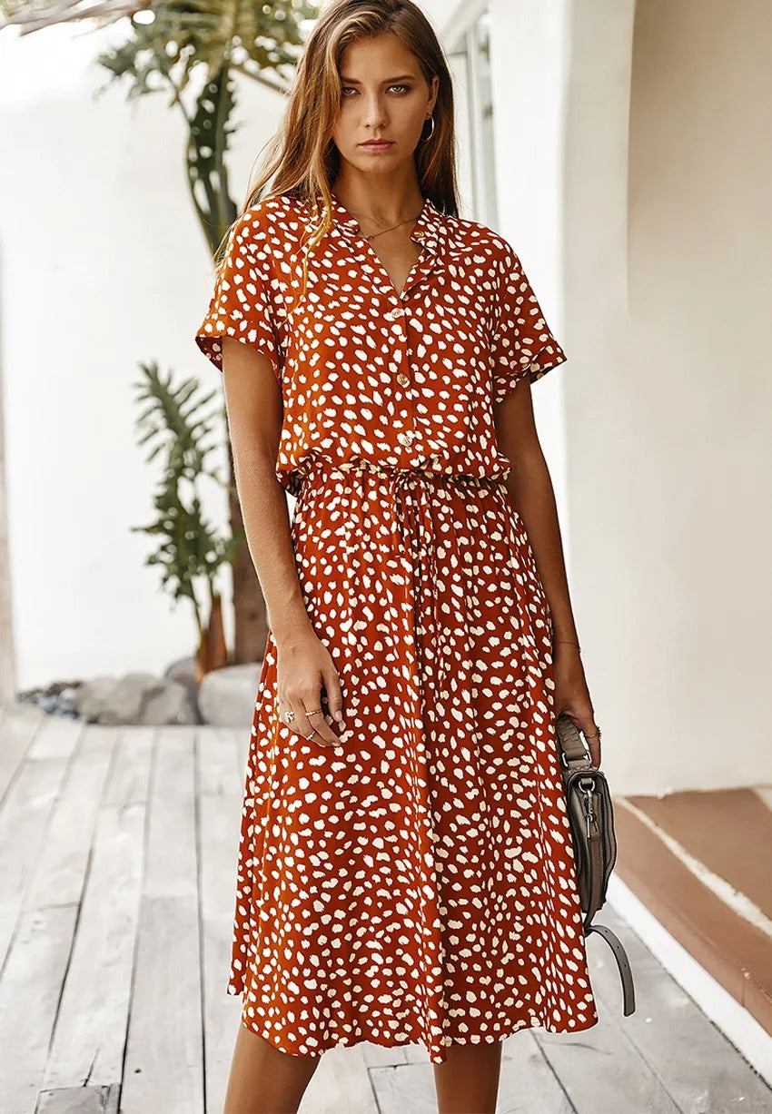 Breezy Printed Summer Dress – Comfortable &amp; Stylish