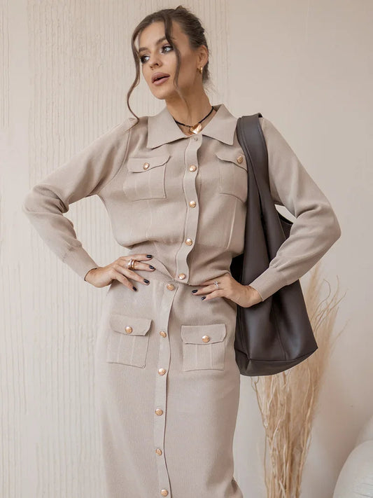 Elegant Women's Blazer and Skirt Set – Chic &amp; Timeless