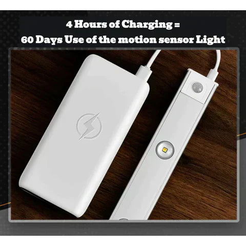 Wireless LED Light with Motion Sensor – Rechargeable &amp; Energy Efficient