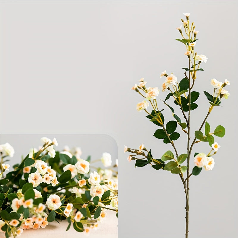 Set of 16 Lifelike Artificial Roses – 75 cm High