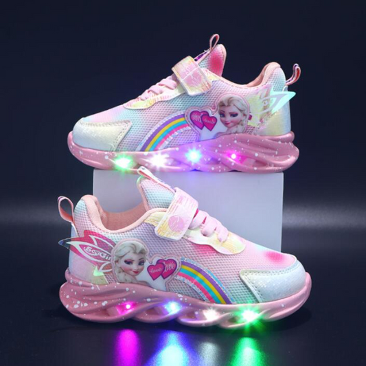Luminous Kids Sneakers with Colorful Design