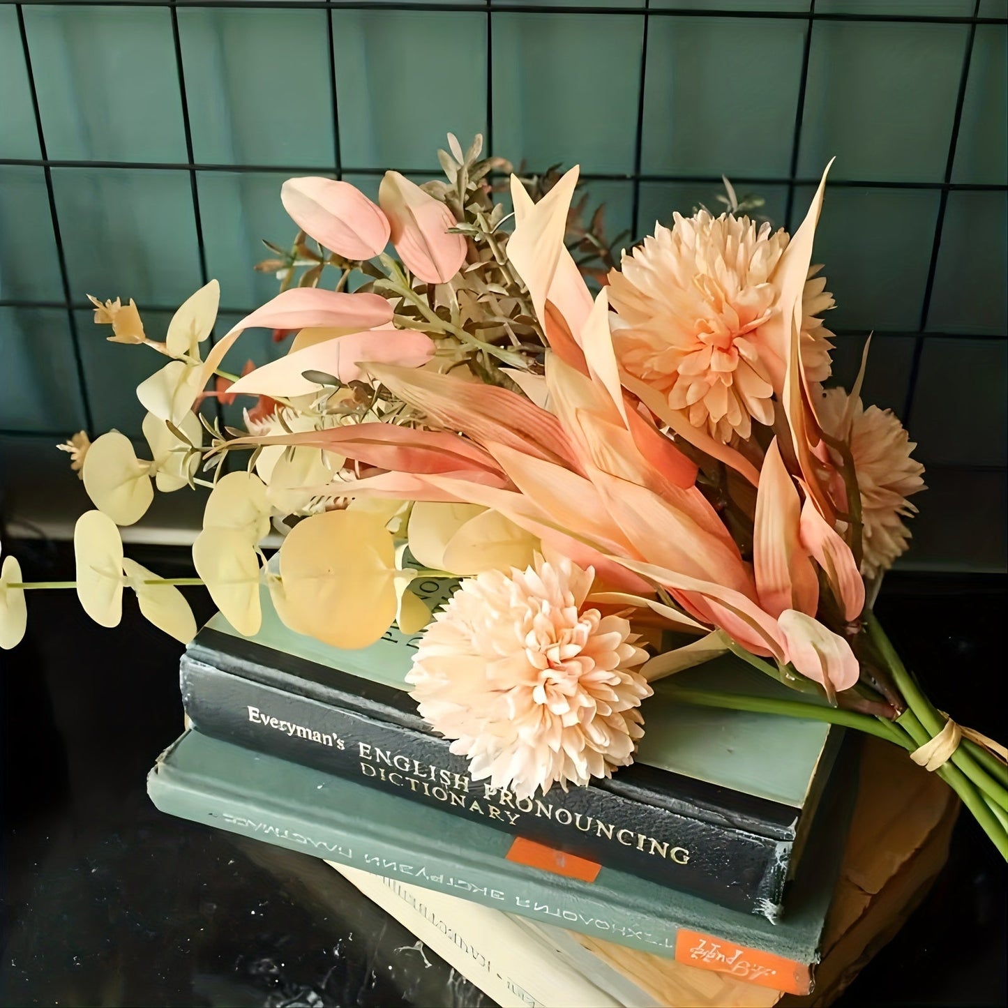 Elegant Silk Flower Set of 44cm – Artificial Flower Arrangements