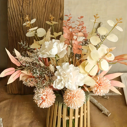 Elegant Silk Flower Set of 44cm – Artificial Flower Arrangements