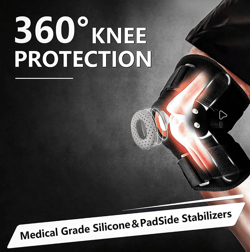 Adjustable Knee Brace with Hinges for Optimal Support