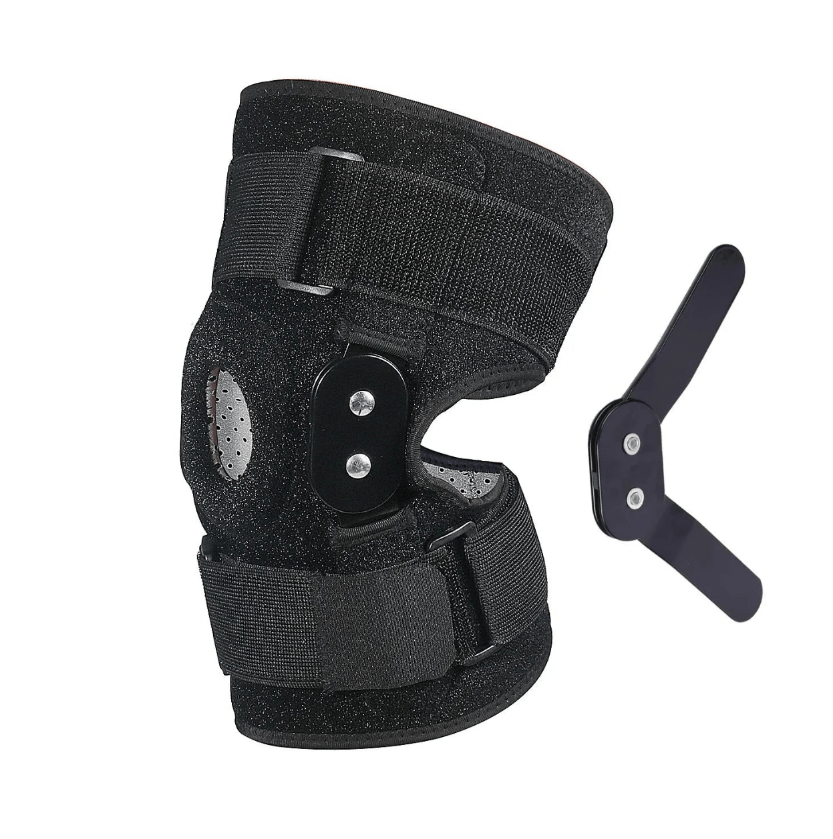Adjustable Knee Brace with Hinges for Optimal Support
