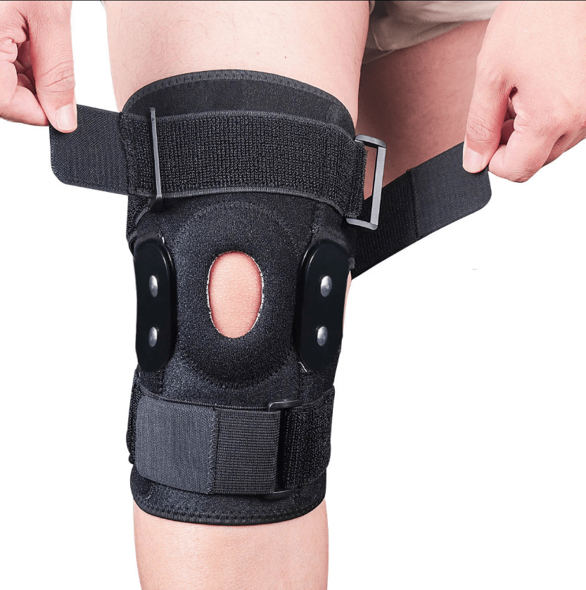 Adjustable Knee Brace with Hinges for Optimal Support