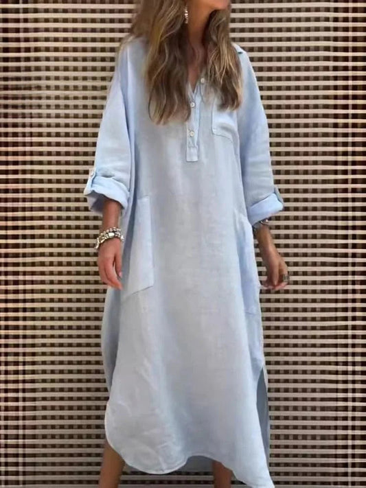 Knit Women’s Dress with Long Sleeves and a Soft, Comfortable Fit