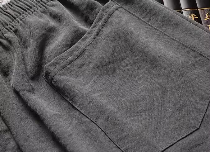 Linen Women's Set with Long Sleeves and Oriental Look