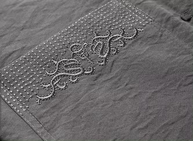 Linen Women's Set with Long Sleeves and Oriental Look