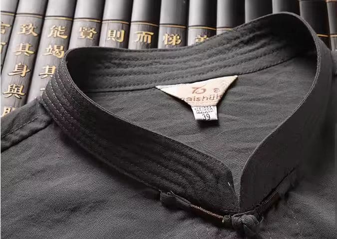 Linen Women's Set with Long Sleeves and Oriental Look