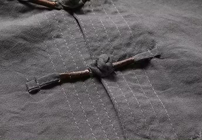 Linen Women's Set with Long Sleeves and Oriental Look