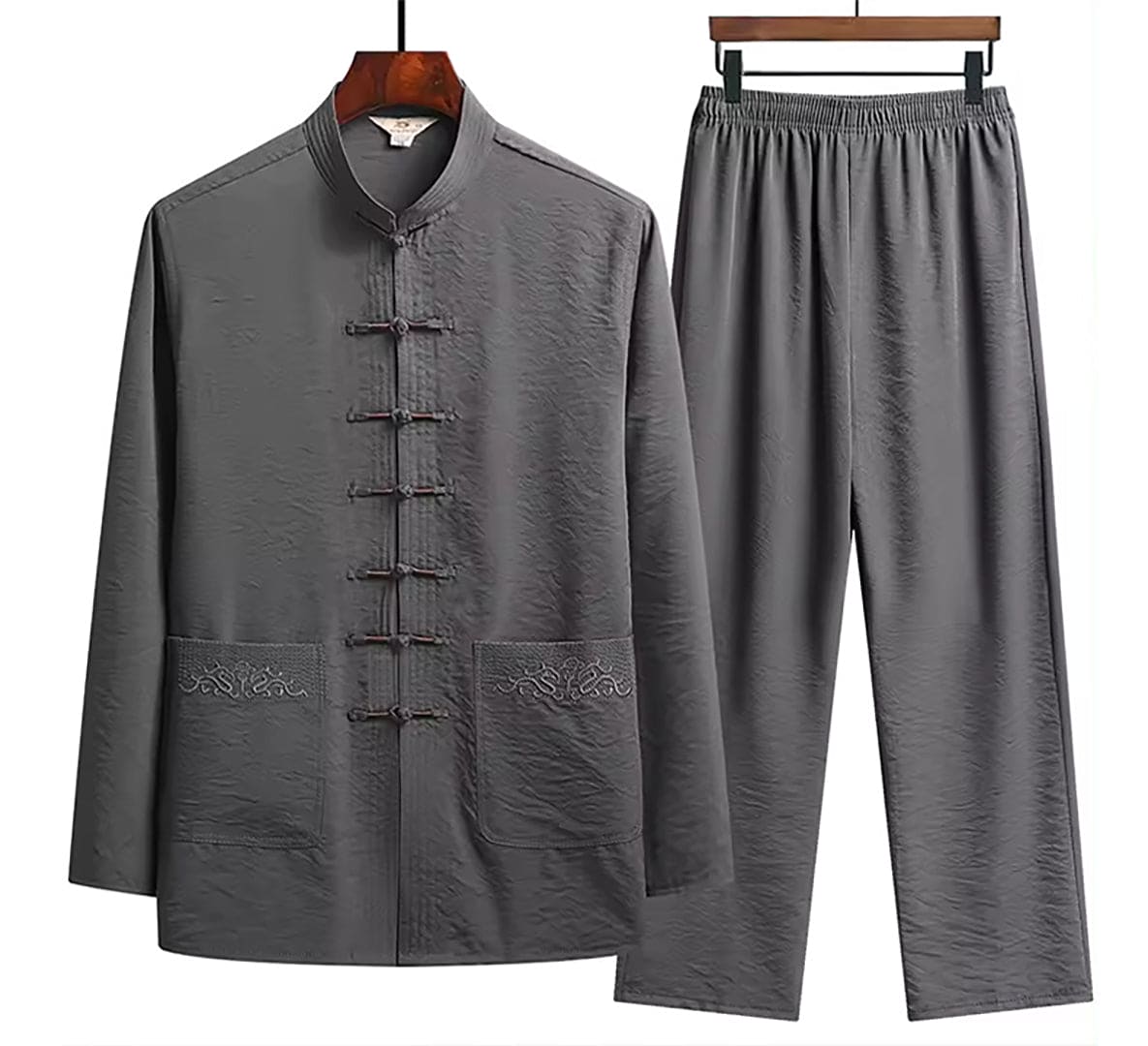 Linen Women's Set with Long Sleeves and Oriental Look