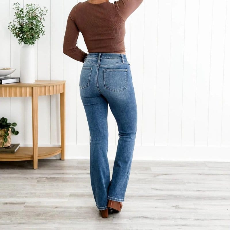 Women's jeans with tummy control and stretch 