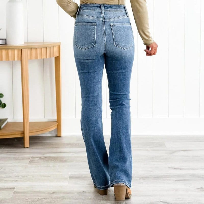 Women's jeans with tummy control and stretch 