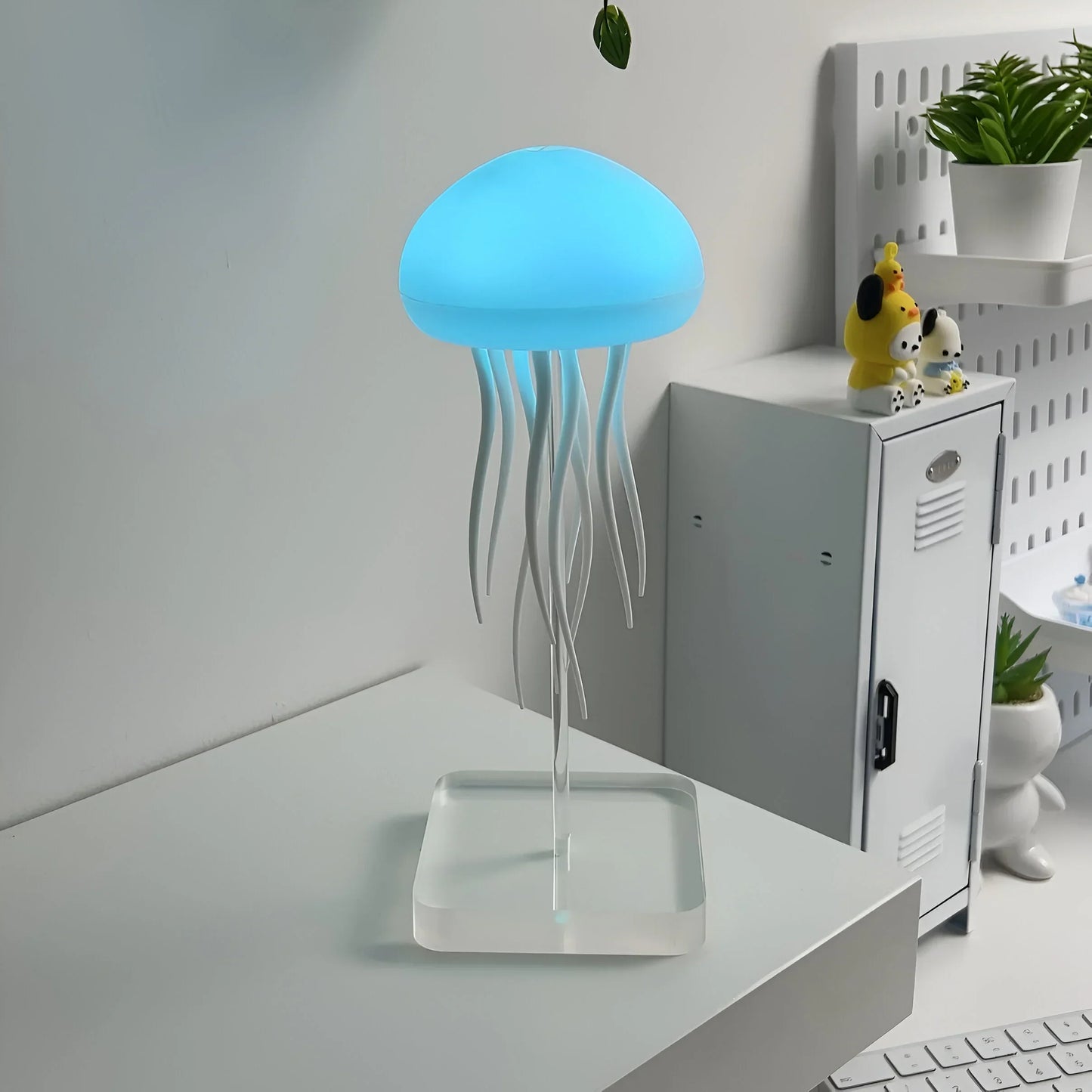 Smart LED Jellyfish Lamp with Moving Colors and Light Show