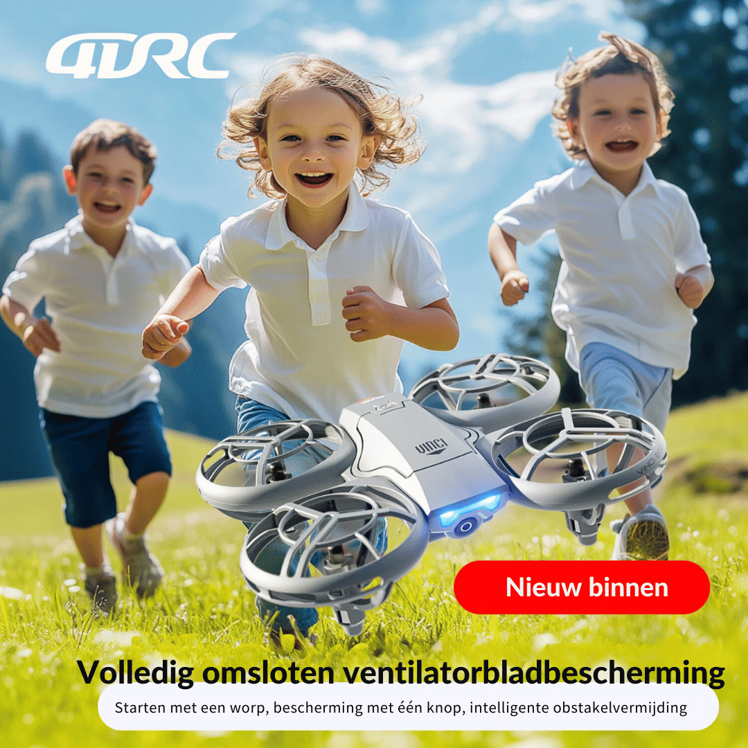 V8 Mini Drone with 4K HD Camera – WiFi &amp; Auto Altitude Function