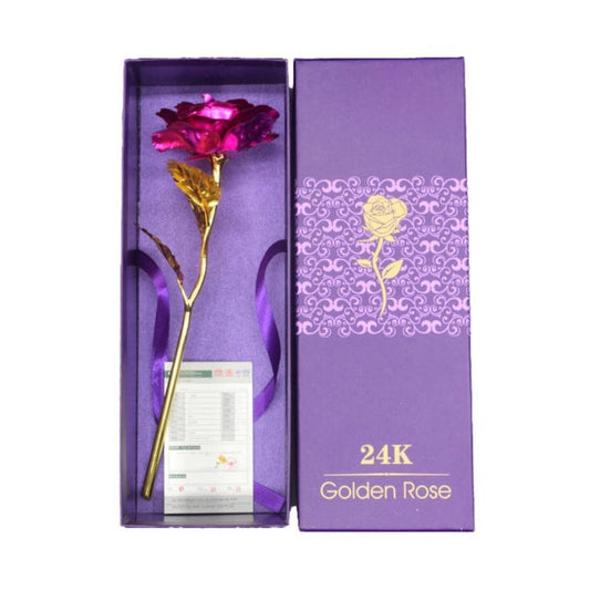 Gilded Rose with Luxury Gift Box