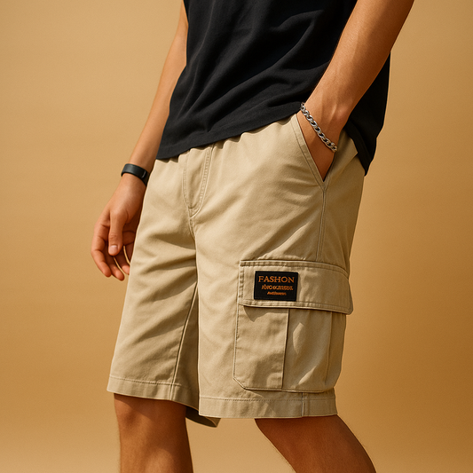 Men's Quick-Drying Cargo Shorts with Versatile Pockets