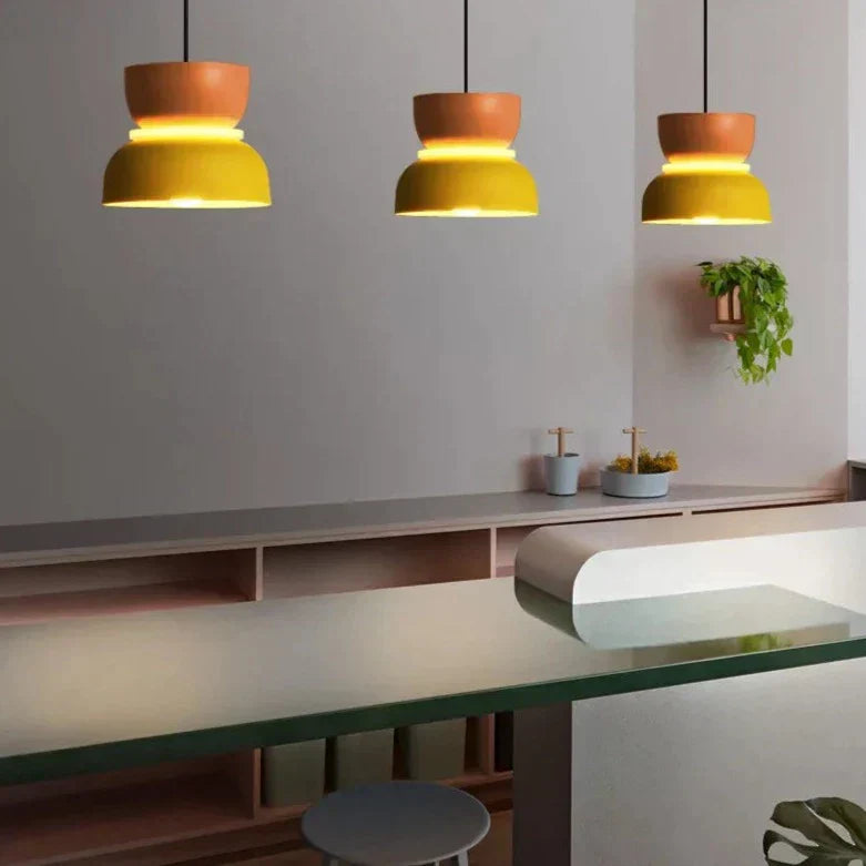 Scandinavian Pendant Lamp in Pastel Shades
