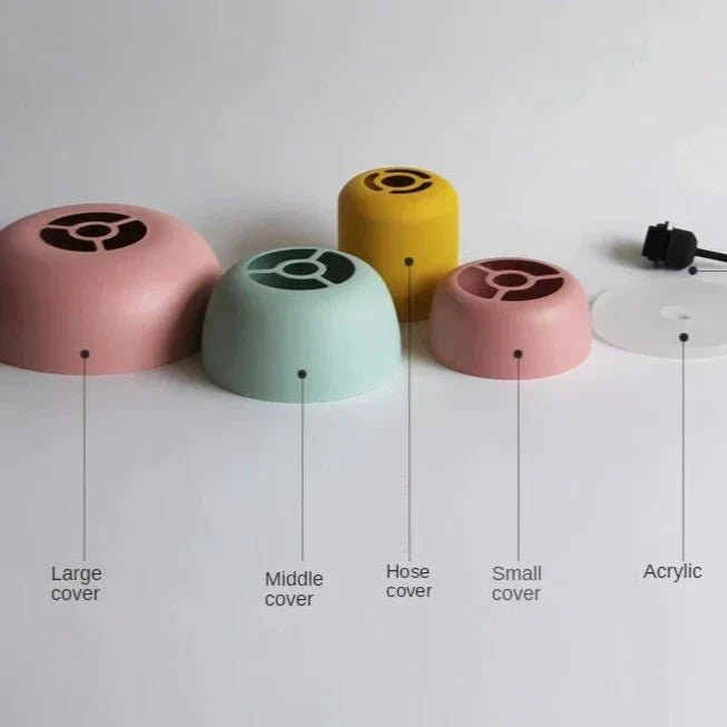 Scandinavian Pendant Lamp in Pastel Shades