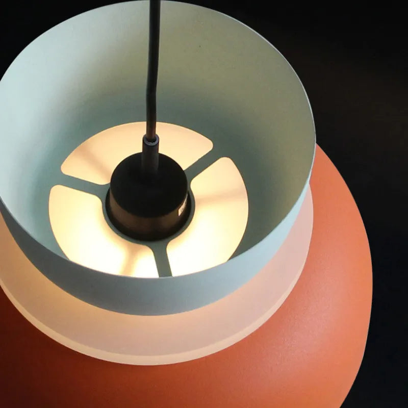 Scandinavian Pendant Lamp in Pastel Shades