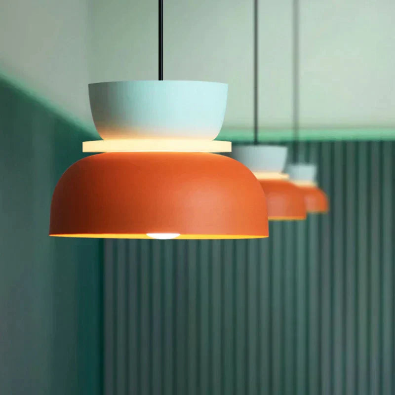 Scandinavian Pendant Lamp in Pastel Shades