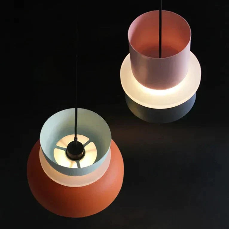 Scandinavian Pendant Lamp in Pastel Shades