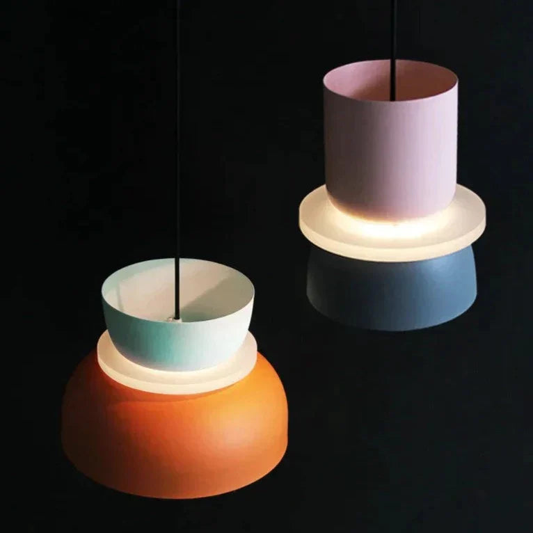 Scandinavian Pendant Lamp in Pastel Shades